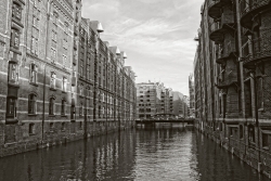 Hafencity/Speicherstadt Bild 2 schwarz/weiß
